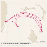 MSC Seaside November 9, 2026 itinerary map