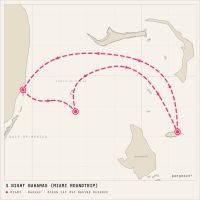 MSC Seaside April 2, 2027 itinerary map