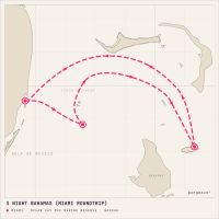 MSC Seaside June 23, 2028 itinerary map