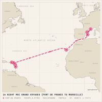 MSC Seaview April 10, 2027 itinerary map