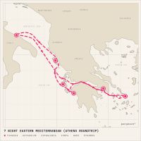 MSC Sinfonia October 5, 2027 itinerary map