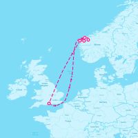 MSC Virtuosa July 11, 2026 itinerary map