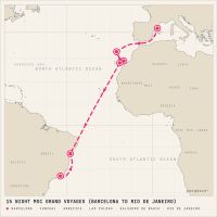 MSC Virtuosa November 16, 2026 itinerary map