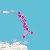 MSC World Europa December 2, 2026 itinerary map