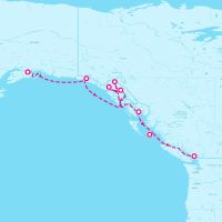 MS Nieuw Amsterdam July 19, 2026 itinerary map