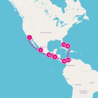 MS Nieuw Amsterdam October 2, 2026 itinerary map
