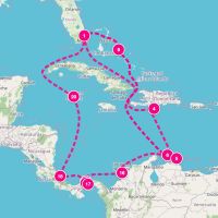 MS Nieuw Amsterdam October 30, 2026 itinerary map