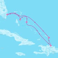 MS Nieuw Statendam December 27, 2026 itinerary map