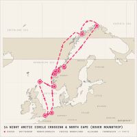 MS Nieuw Statendam May 12, 2028 itinerary map