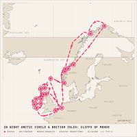 MS Nieuw Statendam May 12, 2028 itinerary map