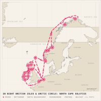 MS Nieuw Statendam May 26, 2028 itinerary map