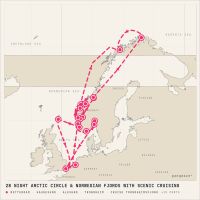 MS Nieuw Statendam July 8, 2028 itinerary map