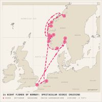 MS Nieuw Statendam July 21, 2028 itinerary map