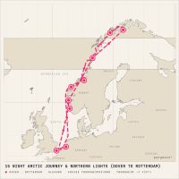 MS Nieuw Statendam November 10, 2028 itinerary map