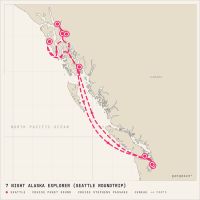 MS Noordam May 21, 2028 itinerary map