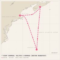Norwegian Breakaway May 2, 2027 itinerary map