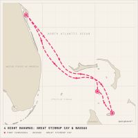 Norwegian Breakaway November 29, 2027 itinerary map