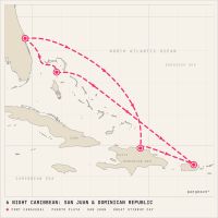 Norwegian Epic November 12, 2027 itinerary map