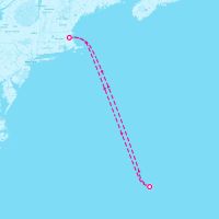 Norwegian Gem April 19, 2024 itinerary map