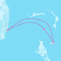 Norwegian Gem August 15, 2025 itinerary map