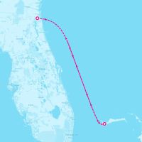 Norwegian Gem October 31, 2025 itinerary map