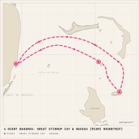 Norwegian Getaway June 7, 2027 itinerary map