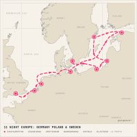 Norwegian Getaway September 17, 2028 itinerary map