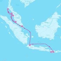Norwegian Jewel January 27, 2024 itinerary map
