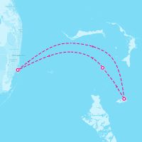 Norwegian Jewel December 30, 2027 itinerary map
