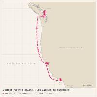 Norwegian Joy May 2, 2028 itinerary map