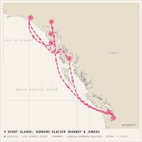 Norwegian Joy June 7, 2028 itinerary map