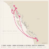 Norwegian Joy July 7, 2028 itinerary map