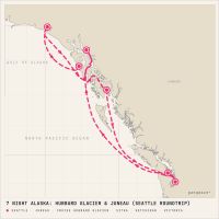 Norwegian Joy July 21, 2028 itinerary map