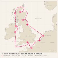 Norwegian Star July 25, 2027 itinerary map