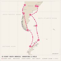 Norwegian Star February 16, 2028 itinerary map