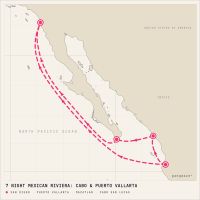 Norwegian Star February 19, 2028 itinerary map