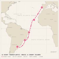 Norwegian Star March 17, 2028 itinerary map