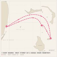 Norwegian Viva January 28, 2028 itinerary map