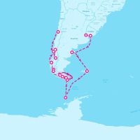 MS Oosterdam January 29, 2024 itinerary map