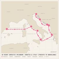 MS Oosterdam May 15, 2027 itinerary map