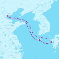 Ovation of the Seas June 9, 2025 itinerary map