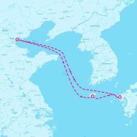 Ovation of the Seas June 24, 2025 itinerary map