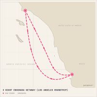 Ovation of the Seas July 30, 2027 itinerary map