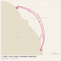Quantum of the Seas November 9, 2026 itinerary map