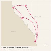 Quantum of the Seas November 20, 2026 itinerary map
