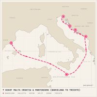 Queen Elizabeth September 10, 2027 itinerary map