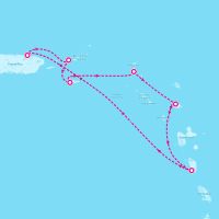 Radiance of the Seas May 30, 2026 itinerary map