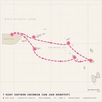 Rhapsody of the Seas March 11, 2028 itinerary map