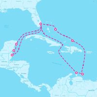 MS Rotterdam March 29, 2024 itinerary map
