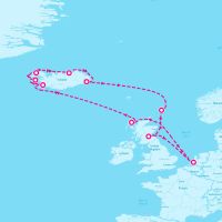 MS Rotterdam July 6, 2024 itinerary map